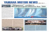 Yamaha News,ENG,No.4,1991,Nippon enters final … · Yamaha News,ENG,No.4,1991,Nippon enters final preparations for '92,The International America's Cup Class World Championship,Marine,IACC