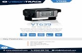 vt639-datasheet - Vision Track · TV System PAL / NTSC Effective Pixels 756 x 504 pixels ... / 1/60 (NTSC) -1/100,000 second BLC Auto Current Consumption Max. 220mA ... vt639-datasheet