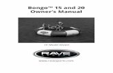 Bongo™ 15 and 20 Owner’s Manual - … · The Owner’s Manual is presented to enhance your ... Use of an air compressor or over-inflation ... RAVE lettering on the ladder steps