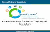 Renewable Energy for Marine Corps Logistic Base Albany€¦ · Renewable Energy for Marine Corps Logistic Base Albany Renewable Energy Case Study August 15, 2017. ... Johan Ulloa,