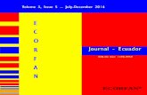 Volume 3, Issue 5 July-December 2016 - ECORFAN Journal_Ecuador… · ECORFAN Journal-Ecuador, Volume 3, Issue 5 , July-December -2016, ... In Pro-Research, Teaching and Training of