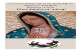 Second Sunday of Advent Third Sunday of Advent · Second Sunday of Advent Corpus Christi-Our Lady of the Rosary Church Salesians of Don Bosco December 11, 2016 ... That is the message