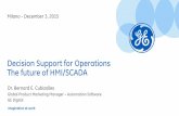 “NextGen” HMI/SCADA Decision Support for Operations · Decision Support for Operations The future of HMI/SCADA Dr. Bernard E. Cubizolles Global Product Marketing Manager – Automation