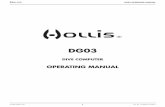 DG03 - Hollis OM r01.pdf · DG03 - Hollis ... Violation.