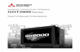 GOT2000 Series User's Manual (Hardware) · When using the GOT in the environment of oil or ch ... Make sure to ground the FG terminal and LG ... (Refer to the GOT2000 Series User’s