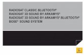 RADIOSAT CLASSIC BLUETOOTH RADIOSAT 3D … · radiosat classic bluetooth ® radiosat 3d sound by arkamys® radiosat 3d sound by arkamys® bluetooth ® bose® sound system