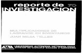 MULTIPLICADORES DE LAGRANGE EN - …148.206.53.84/tesiuami/reportesok/UAMR0450.pdf · MULTIPLICADORES DE LAGRANGE EN IMVENTARIOS Juan Mejía Téllez DlWlSlON DE CIENCIAS BASICAS E