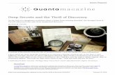 Deep Secrets and the Thrill of Discovery · Quanta Magazine.  February 25, 2016. Inscription from Albert Camus to Jacques Monod …
