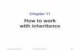 How to work with inheritance - University of Texas at …cannata/pl/Class Notes/ch11.pdf · Murach's Beg. Java with NetBeans, C11 © 2015, Mike Murach & Associates, Inc Slide 1 Chapter