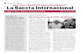 Moving forward with gratitude - Indiana University Bloomingtonspanport/resources/gaceta-fall08.pdf · Moving forward with gratitude Emeritus Professor Russ Salmon with incoming chair