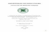 UNIVERSIDAD RICARDO PALMA - Repositorio digital de …cybertesis.urp.edu.pe/bitstream/urp/461/1/Paico_e.pdf · y la escala de somnolencia diurna de Epworth, en el que se determinó