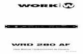 WRD 280 AF - eafg.es€¦ · WRD 280 AF User Manual /Manual de Usuario Pag 1. EN DM 603 System Components All systems ... Muchos paises regulan las frecuencias de radio usadas en