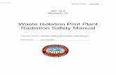 Waste Isolation Pilot Plant Radiation Safety Manualwipp.energy.gov/library/Information_Repository_A/Supplemental... · Waste Isolation Pilot Plant Radiation Safety Manual Cognizant