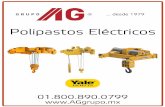 Polipastos Eléctricos - aggrupo.mx · Cable King Standard and Optional Features Gearing Precision spur machined from high-alloy steel or drop forgings and case hardened …
