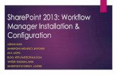 SharePoint 2013: Workflow Manager 1.0 Installation ... · SharePoint Server 2013 and next version of Office 365. Increase developer and administrator productivity Workflow Manager