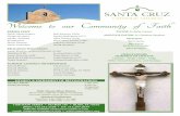 Welcome to our Community of Faith - santacruzcc.org · o 6:3-9; Jn 6:37-40, o lecturas de entre las Misas para los difuntos Conmemoración de Todos los Fieles Difuntos Martes: Rom