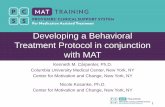 Developing a Behavioral Treatment Protocol in …pcssnow.org/wp-content/uploads/2015/02/Developing-a-Behavioral... · designates this enduring material educational activity for a