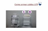 Cómo armar cables de red - ecaths1.s3.amazonaws.comecaths1.s3.amazonaws.com/redesinformaticas/860258555.como armar... · Reglas de Interconexión de Dispositivos Cable Recto: Siempre