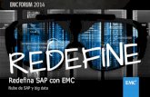 Redefina SAP con EMC - Dell EMC Mexico .ECC BW SCM SRM CRM BPC Sistema operativo de la nube ón Respaldos