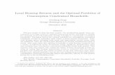 Local Housing Returns and the Optimal Portfolios of ... · Local Housing Returns and the Optimal Portfolios of Consumption Constrained Households Guoliang Feng George Washington University