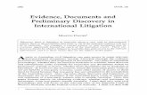 Evidence, Documents and Preliminary Discovery in ... · Preliminary Discovery in International Litigation ... papers held at its head office in New York, ... foreigner, and, ...