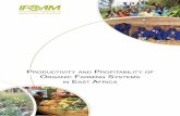 ProductivityandProfitabilityofOrganic - | IFOAM · ProductivityandProfitabilityofOrganic FarmingSystemsin(East(Africa!!!!! Report!commissionedby!! ! ! !!IFOAM& IFOAM&Head&Office&&