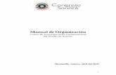 Manual de Organización - cipes.gob.mx€¦4 I.- Introducción. El presente Manual de Organización del Centro de Investigaciones Parlamentarias del Estado de Sonora, tiene como objeto
