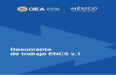 Documento de trabajo ENCS v - OAS/OEA :: Home - Anexo... · 2017-08-14 · Diseño Colaborativo de la ENCS 1 ... se efectuaron ocho mesas de trabajo, 4 para cada ... la discusión