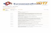Abstract Programme DAY BY DAY GENERAL …euroanaesthesia2017.esahq.org/.../10/Abstract-programme-DAY-BY-… · Abstract Programme – DAY BY DAY GENERAL ANAESTHESIOLOGY Learning Track