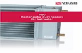 PGV Rectangular duct heaters for hot water - vtprincips.lv · The PGV with rectangular duct connection uses hot water as the energy carrier and is used for heating the ventilation