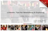 LinkedIn: Tips for Networking & Exploringbsosundergrad.umd.edu/sites/bsosundergrad.umd.edu/files/LinkedIn... 3100 Hornbake Library, South Wing Why use LinkedIn Serves as a means to…