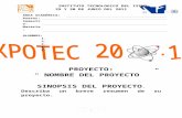 EXPOTEC 2007-1 - tecistmo – Blog ITISTMO · Web viewINSTITUTO TECNOLOGICO DEL ISTMO ...