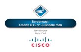 Openib BTL v1.3 Sneak Peak - Open MPI: Open … · May 2008 Screencast: Openib BTL v1.3 Sneak Peak 2 v1.3 Upcoming Features • This presentation is a “sneak peak” …and is therefore