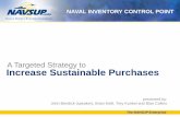 A Targeted Strategy to Increase Sustainable Purchases · A Targeted Strategy to Increase Sustainable Purchases 5a. CONTRACT NUMBER 5b. ... 5 nch•rd . durebtltt . c:oaMo ~\ttr .