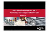 Plan Operativo Sectorial 2011 2013 Mt ilMateriales y …media.peru.info/siicex/documentosportal/887993922rad1024B.pdf · Boom del sector Construcción en los últimos 5 años. Crecimiento