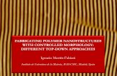 FABRICATING POLYMER NANOSTRUCTURES WITH CONTROLLED ... · 1 FABRICATING POLYMER NANOSTRUCTURES WITH CONTROLLED MORPHOLOGY: DIFFERENT TOP-DOWN APPROACHES Ignacio Martín-Fabiani Instituto
