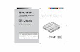 MT88H UK F - Minidisc Community Portal · Thank you for purchasing this SHARP product. ... read this manual carefully. It will guide you in operating your SHARP product. MODEL MD-MT88H