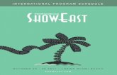 WELCOME TO SHOWEAST! - Film Expo Group | … · WELCOME TO SHOWEAST! ... General Manager, Cineplanet Miguel Rivera, Vice President, ... and marketing and distributed ticketing channels