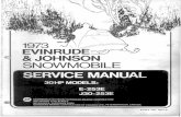EVINRUDE~ ~~ JOHNSON SNOWMOBILE - Vintage … · 1-2 The snow machine has been designed and built for dependable, high performance. It is important to every snow machine owner to