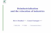 Deindustrialisation and the relocation of industriesec.europa.eu/economy_finance/events/2005/workshop0605/doc10en.pdf · Deindustrialisation and the relocation of industries. ...