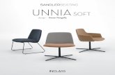 SANDLERSEATING UNNIA SOFT · Rod base: Available in any of the colours of the INCLASS swatch card. 17 UNNIA SOFT. design — Simon Pengelly en — Simon Pengelly was born in Henley