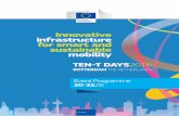 Innovative infrastructure for smart and sustainable … · 1 Event Programme Event Programme 20>22.06 TEN-T DAYS2016 ROTTERDAM THE NETHERLANDS Innovative infrastructure for smart