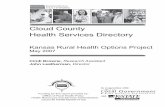 Cloud County Health Services Directory - KRHWkrhw.net/assets/docs/Archives/Cloud County/Directory/Cloud_County... · Cloud County Health Services Directory This directory contains
