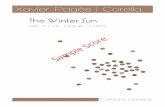 The Winter Sun - Influx Sheet Music · 2 Tenores en Sib 2 Trompetes en Sib 1 Trombó en Do 2 Fiscorns en Do 1 Contrabaix ... Trompeta 1. Trompeta 2. Trombó ... sun · s'a was ma