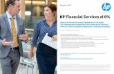 HP Financial Services al 0% - aelis.es · • Tasa por contrato de administración: ... 1Canal Comercial cualiﬁcado de Hewlett -Packard Financial Services ... estilo de trabajo