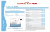 Queen - ROYAL CANIN® Professionalspro.royalcanin.co.uk/.../2013/11/...the-Queen-Pro-Technical-Sheet.pdf · The queen’s energy needs increase dramatically during lactation. QUEEN