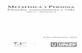 Metafísica y Personametyper.com/wp-content/uploads/2014/12/MYP_R4_A3_WEB.pdf · Étienne Gilson (1884-1978) y la ... idealismo y realismo (Pamplona: Eunsa, 1997, 20012); ... El conocimiento