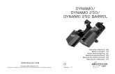 DYNAMO/ DYNAMO 250/ DYNAMO 250 BARREL€¦ · ENGLISH OPERATION MANUAL JB SYSTEMS® 1/41 DYNAMO & DYNAMO 250 (BARREL) Thank you for buying this JB Systems® product. To …