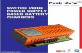 An ISO 9001 : 2008 Company SWITCH MODE POWER SUPPLY BASED BATTERY CHARGERSsystemcontrols.co.in/datasheet/Battery Chargers.pdf · An ISO 9001 : 2008 Company SWITCH MODE POWER SUPPLY