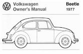 US «77 Manual-2 - VW Kever 1303 Beetle Manual 1977.pdf · Volkswagen Owner's Manual 1977 Models Volkswagen Beetle Volkswagen Convertible VOLKSWAGENWERK AKTIENGESELLSCHAFT